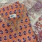 Gota Patti Cotton Block Printed Unstitched Suit Set