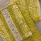 Embroidered Cotton Block Printed Unstitched Suit Set
