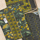 Embroidered Cotton Block Printed Unstitched Suit Set