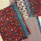 Cotton Block Printed Chiffon Dupatta Unstitched Suit Set
