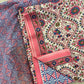Cotton Block Printed Chiffon Dupatta Unstitched Suit Set