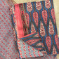 Cotton Block Printed Chiffon Dupatta Unstitched Suit Set