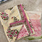 Chiffon Dupatta Cotton Suit Set