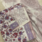 Cotton Block Printed Chiffon Dupatta Unstitched Suit Set