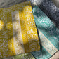 Embroidered Cotton Block Printed Unstitched Suit Set