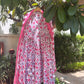 Floral Print Alia Cut Cotton Anarkali Suit Set