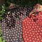 Ajrak Print Alia Cut Cotton Anarkali Suit Set