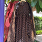 Ajrak Print Alia Cut Cotton Anarkali Suit Set