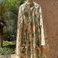 Fresh Floral Printed Alia Cut Cotton Anarkali Suit Set