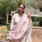 Floral Print Alia Cut Cotton Anarkali Suit Set