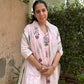 Floral Print Alia Cut Cotton Anarkali Suit Set