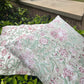 Beige Canvas Hand Block Printed Pure Cotton Cushion Cover