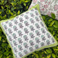 Cotton Slub  Hand Block Printed Cushion Cover