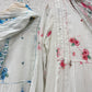 Mul Mul Cotton Floral A-Line Kurta Set with Lining