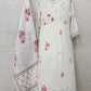 Mul Mul Cotton Floral A-Line Kurta Set with Lining