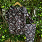 Black Cotton Loungewear Set