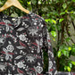 Black Cotton Loungewear Set