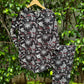 Black Cotton Loungewear Set