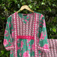 Floral Printed Cotton Straight Suit Set