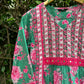 Floral Printed Cotton Straight Suit Set