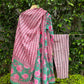 Floral Printed Cotton Straight Suit Set