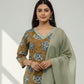 Pure Hand Block Printed Kurta Set