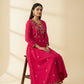 Mul Cotton Embroidered Anarkali Set