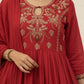 Mul Cotton Embroidered Anarkali Set