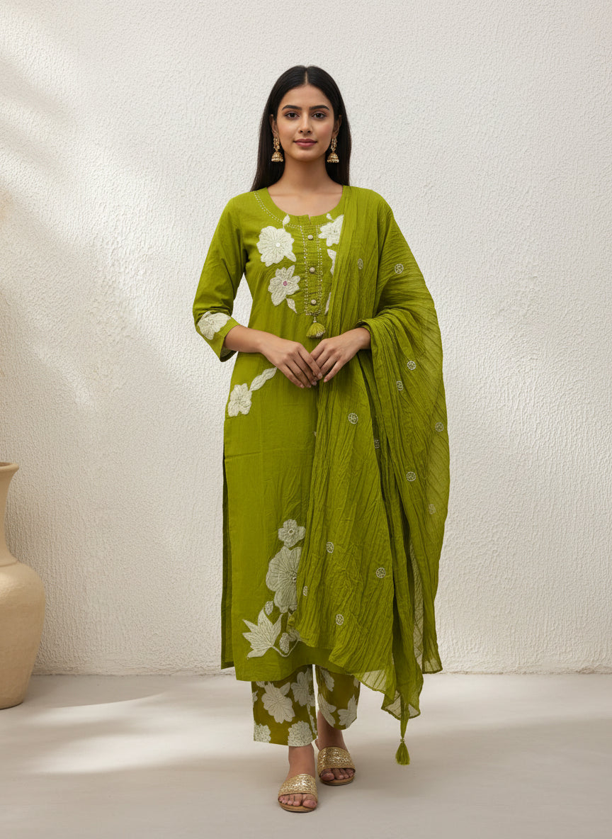 Cotton Suit Set in 3 Versatile Colours