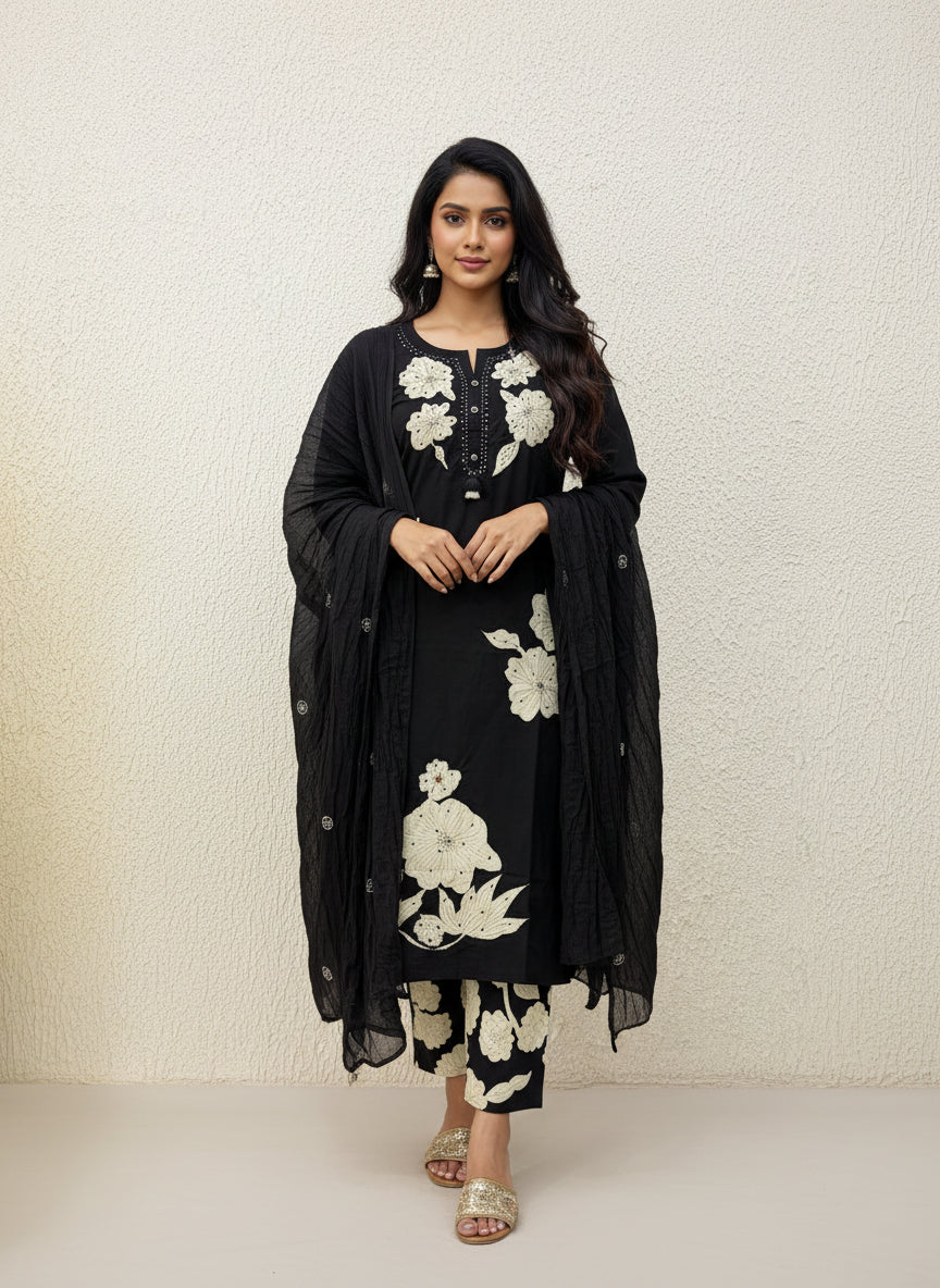 Cotton Suit Set in 3 Versatile Colours