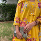 Floral Cotton Suit Set with Printed Dupatta