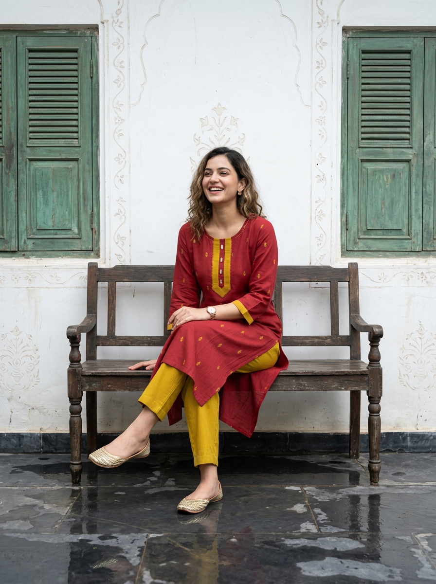 Cotton kurta set