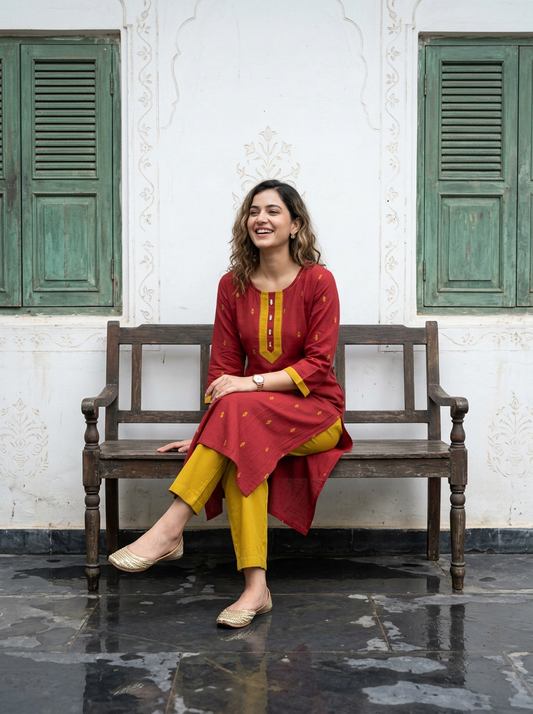 Cotton kurta set