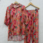 Floral Pure Muslin Co-ord Set