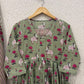 Cotton Pichwai Block Printed Anarkali Kurta with Cotton Dupatta.