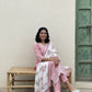 Pastel Cotton Kurta Set with Kota Doriya Dupatta (Pastel Pink)