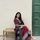 Handcrafted Printed Kurta Set with Statement Dupatta