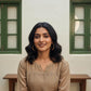 Mul Chanderi Elegant Solid Kurta Set