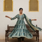 Green Muslin Anarkali Suit Set