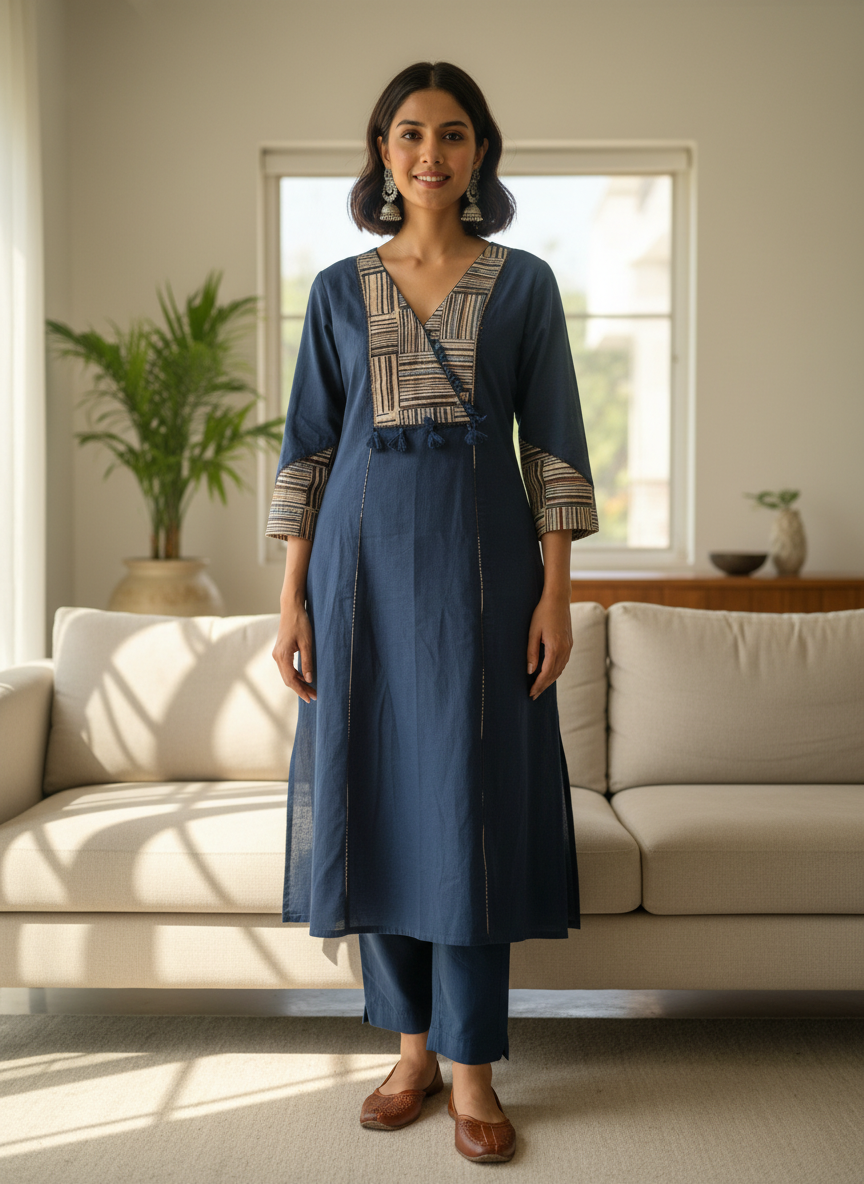 Cotton Winter Essential Kurta Pant Set