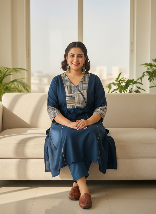 Cotton Winter Essential Kurta Pant Set