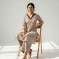 Handcrafted Cotton Kurta Palazzo Set with Mirror-Detail Neckline