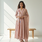 Mul Cotton Flared Suit with Delicate Embroidered Motifs (Pastel Pink)