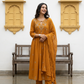 Mul Cotton Embroidered Anarkali Set
