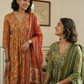 Muslin Lehriya Alia Cut Anarkali Suit Set