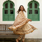 Printed Cotton Anarkali Suit Set