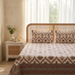 Pure Cotton Bagh Print Bedsheet (Pink)