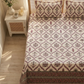 Pure Cotton Bagh Print Bedsheet (Pink)