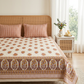 Floral Block Print Cotton Bedsheet Set