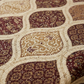 Brown Patchwork Print Cotton Bedsheet Set